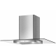 Campana decorativa MEPAMSA CRISTALO 90. 325.0568.807. Ancho 90. Inox y Cristal. Clase A